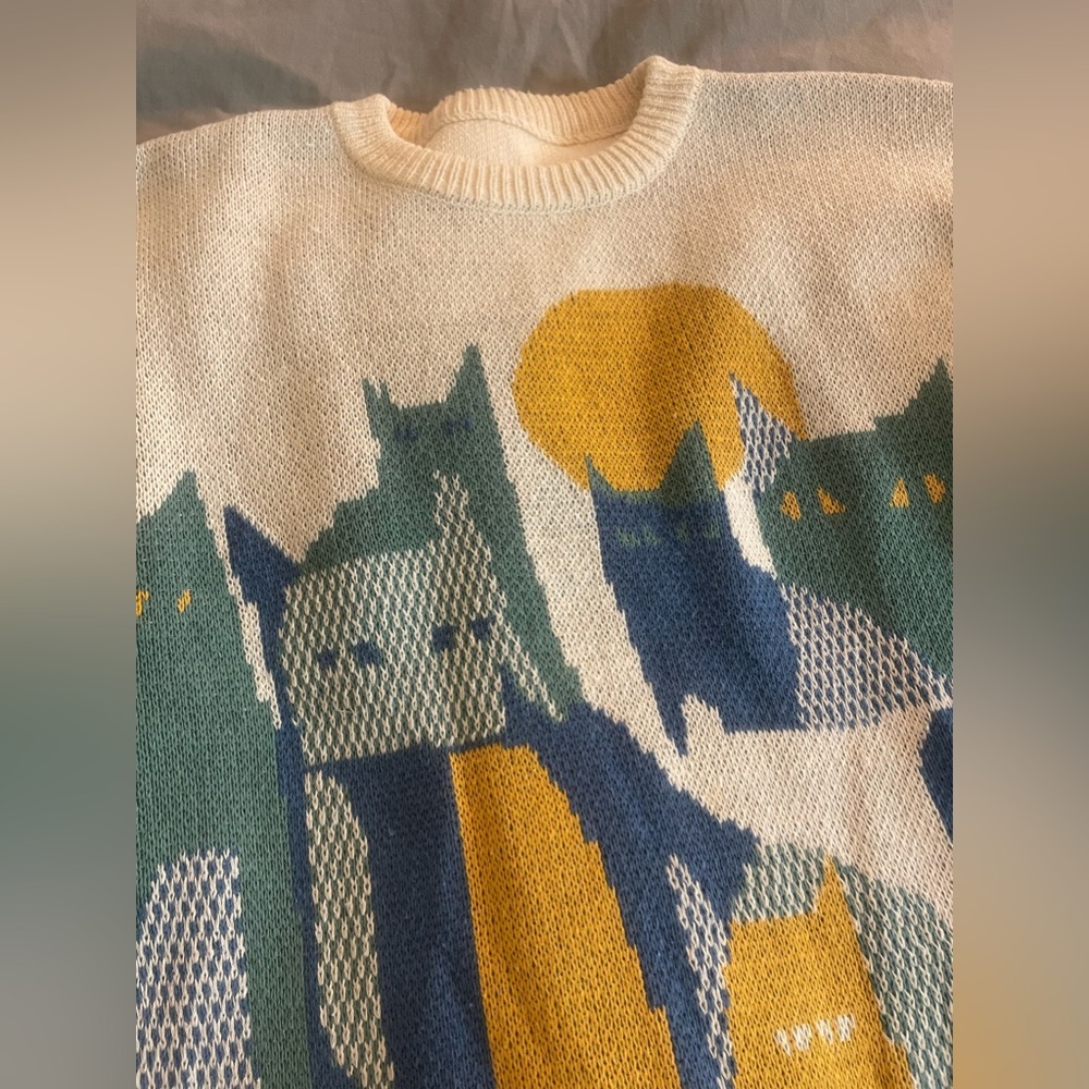 Cool cat sweater